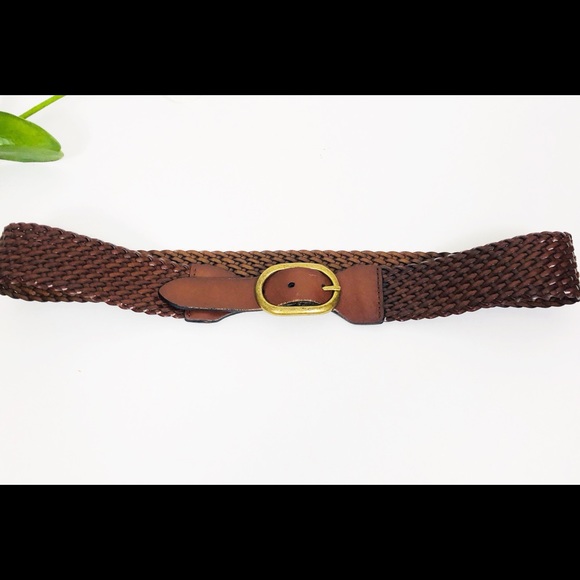 LOFT Genuine Woven Leather Belt - Picture 2 of 7